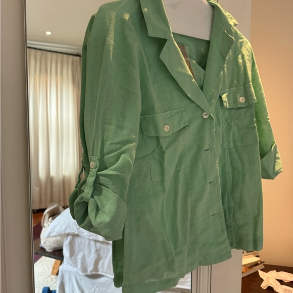 New JCrew camp shirt size 00 - Picture 2 of 3